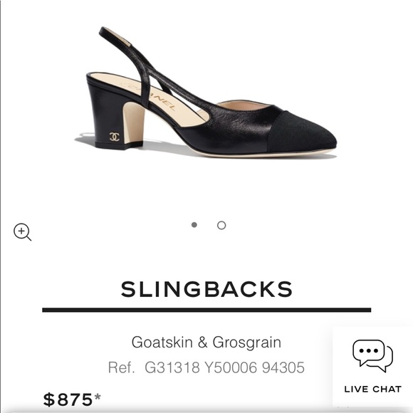 Black Chanel Slingnacks - Picture 2 of 7
